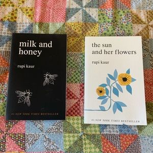 Rupi Kaur box set, poetry books, set of 2